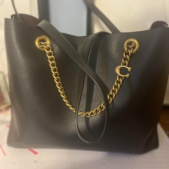 Signature Chain Convertible Tote - Picture 1 of 6